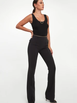 Spodnie damskie z krepy ELISABETTA FRANCHI