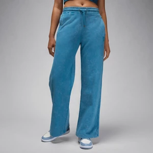 Spodnie damskie z luźnymi nogawkami Jordan Flight Fleece - Niebieski
