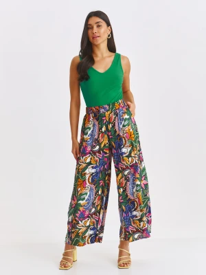 Spodnie damskie zielone - DSP0205ZI spodnie długie - DRYWASH - Odzieżowy sklep internetowy TOP SECRET