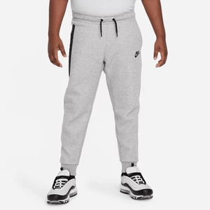 Spodnie dla dużych dzieci (chłopców) Nike Sportswear Tech Fleece (szersze rozmiary) - Szary