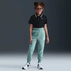Spodnie dla dużych dzieci (dziewcząt) o wysokim stanie Nike Sportswear Club Fleece - Zieleń