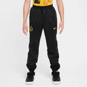 Spodnie dla dużych dzieci Nike Dri-FIT NBA Los Angeles Lakers Showtime City Edition - Czerń