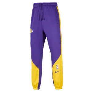 Spodnie dla dużych dzieci Nike Dri-FIT NBA Los Angeles Lakers Showtime - Fiolet
