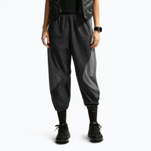 Spodnie do biegania damskie Nike Swift UV Repel Mid-Rise black/iron grey