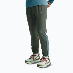 Spodnie do biegania męskie Nike Miler Dri-Fit Woven camo green / mineral slate