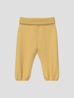 Spodnie do biegania unisex z wywijanym pasem s.Oliver żółty