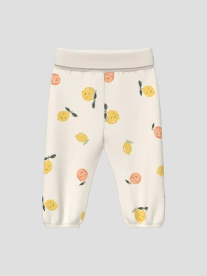 Spodnie do biegania unisex z wywijanym pasem s.Oliver kremowy