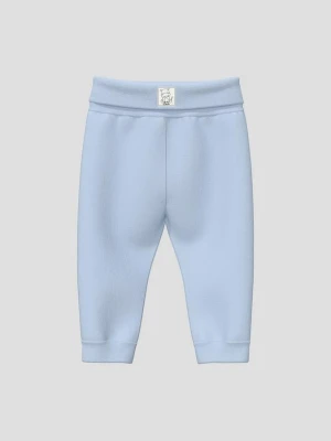 Spodnie do biegania unisex z wywijanym pasem s.Oliver niebieski
