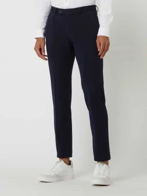 Spodnie do garnituru o kroju extra slim fit z dodatkiem wiskozy model ‘Nanno’ Digel