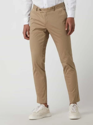 Spodnie do garnituru o kroju modern fit z dodatkiem streczu model ‘Tomte’ carl gross