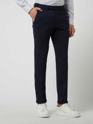Spodnie do garnituru o kroju modern fit z dżerseju model ‘Sergio’ Digel