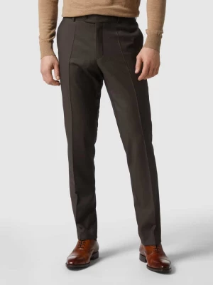 Spodnie do garnituru o kroju modern fit z żywej wełny carl gross