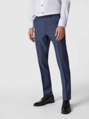 Spodnie do garnituru o kroju modern fit z żywej wełny carl gross