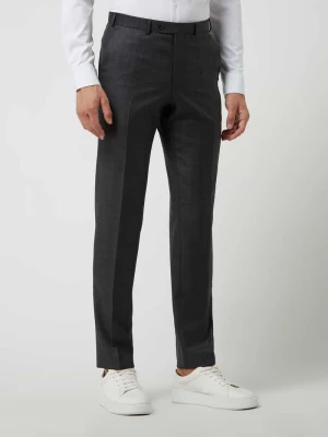 Spodnie do garnituru o kroju modern fit z żywej wełny model ‘Per’ Digel