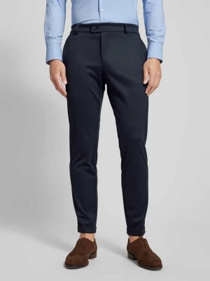 Spodnie do garnituru o kroju modern fit ze szlufkami na pasek model ‘Conn’ CG - Club of Gents