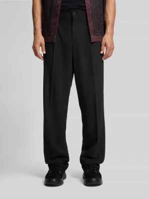 Spodnie do garnituru o kroju regular fit w kant model ‘FLIPS251X’ HUGO