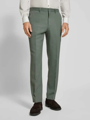 Spodnie do garnituru o kroju regular fit w kant model ‘Leon’ Boss