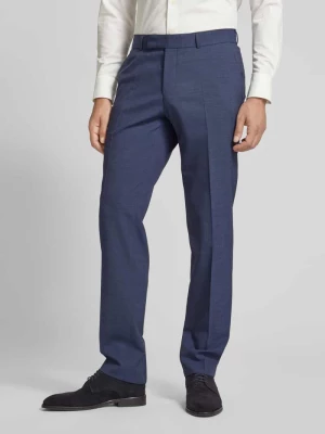 Spodnie do garnituru o kroju regular fit w kant model ‘Sendrik’ carl gross