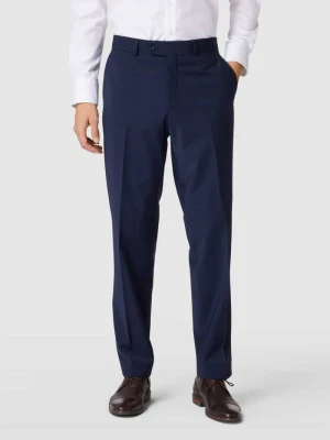 Spodnie do garnituru o kroju regular fit w kant model ‘Silvio’ carl gross