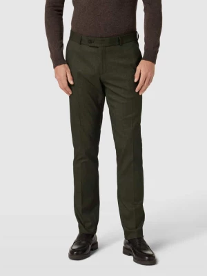 Spodnie do garnituru o kroju regular fit w kant model ‘Tomte’ carl gross