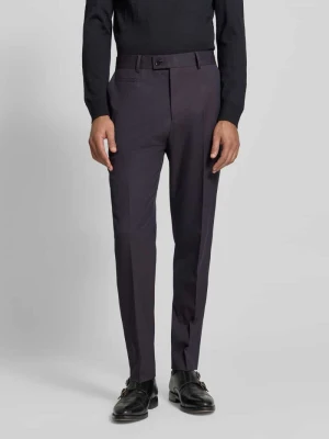 Spodnie do garnituru o kroju regular fit z dodatkiem wełny model ‘MARUY’ Strellson