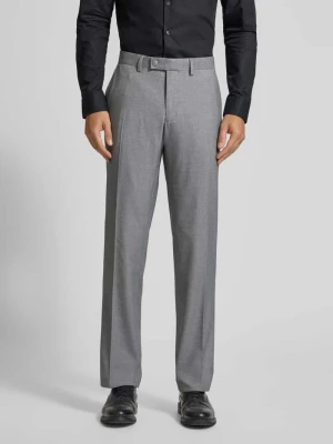 Spodnie do garnituru o kroju regular fit z dodatkiem wiskozy Christian Berg Men