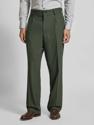 Spodnie do garnituru o kroju regular fit z dodatkiem wiskozy model ‘FLIPS’ HUGO