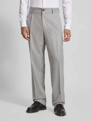 Spodnie do garnituru o kroju regular fit z dodatkiem wiskozy model ‘FLIPS251X’ HUGO