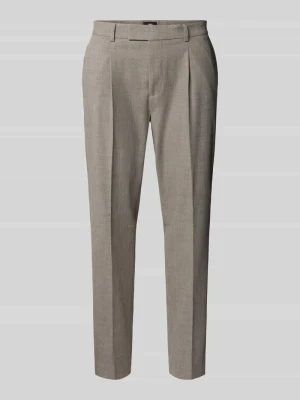 Spodnie do garnituru o kroju regular fit z dodatkiem wiskozy model ‘Salto’ CINQUE