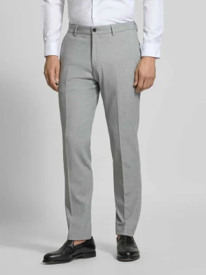 Spodnie do garnituru o kroju regular fit z fakturowanym wzorem s.Oliver BLACK LABEL