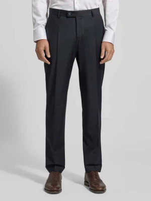 Spodnie do garnituru o kroju regular fit z kantami Bugatti