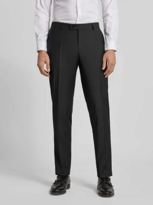 Spodnie do garnituru o kroju regular fit z kantami Bugatti