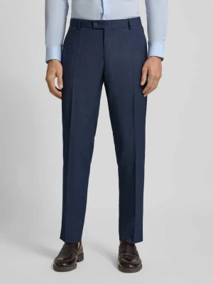 Spodnie do garnituru o kroju regular fit z kantami Bugatti