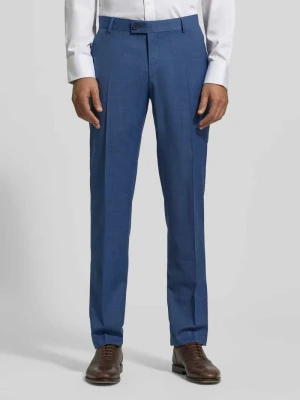 Spodnie do garnituru o kroju regular fit z kantami Bugatti