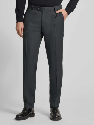 Spodnie do garnituru o kroju regular fit z kantami Bugatti