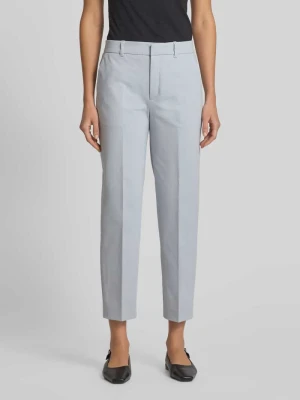 Spodnie do garnituru o kroju regular fit z kantami drykorn