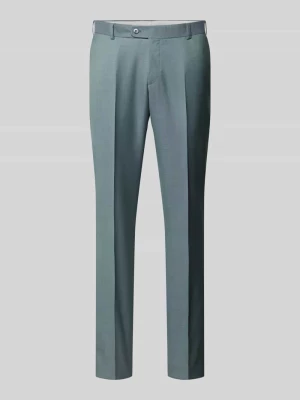 Spodnie do garnituru o kroju regular fit z kantami Wilvorst
