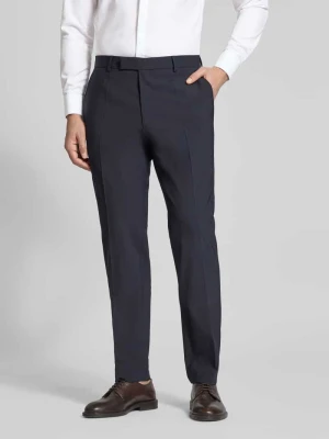 Spodnie do garnituru o kroju regular fit z mieszanki żywej wełny model ‘H-LEON-MM-C-NF’ Boss