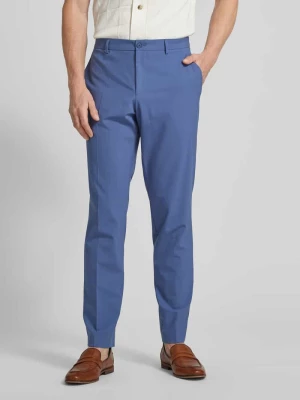 Spodnie do garnituru o kroju regular fit z wpuszczanymi kieszeniami model ‘Genius’ Boss