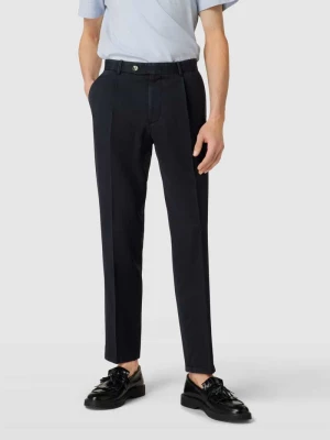 Spodnie do garnituru o kroju shaped fit z wpuszczanymi kieszeniami model ‘Scalo’ Windsor