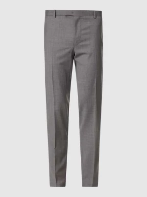Spodnie do garnituru o kroju shaped fit z żywej wełny model ‘Peso’ Windsor
