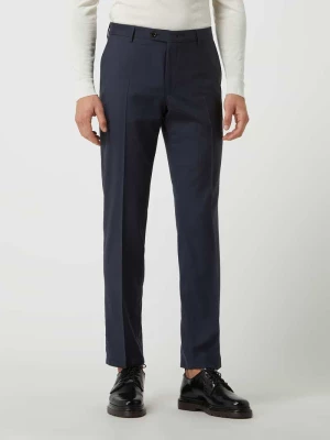 Spodnie do garnituru o kroju shaped fit z żywej wełny model ‘Peso’ Windsor
