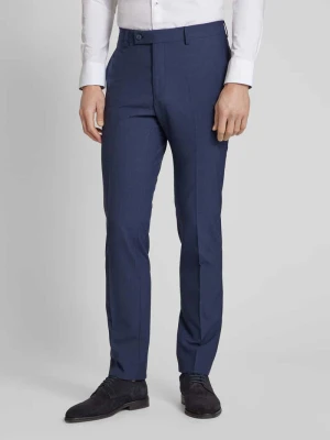 Spodnie do garnituru o kroju slim fit w kant HECHTER PARIS
