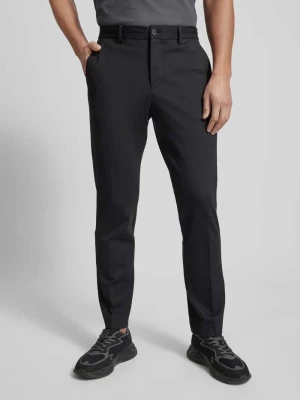 Spodnie do garnituru o kroju slim fit w kant model ‘DELON’ Selected Homme