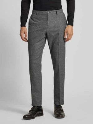 Spodnie do garnituru o kroju slim fit w kant model ‘Genius’ Boss