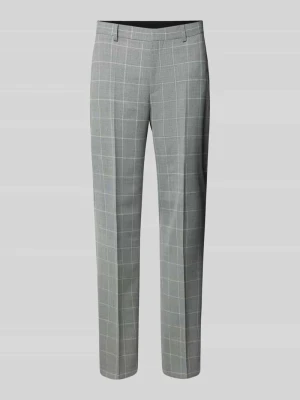 Spodnie do garnituru o kroju slim fit w kant model ‘Leon’ Boss