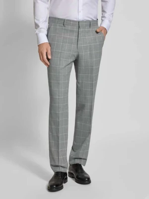 Spodnie do garnituru o kroju slim fit w kant model ‘Leon’ Boss
