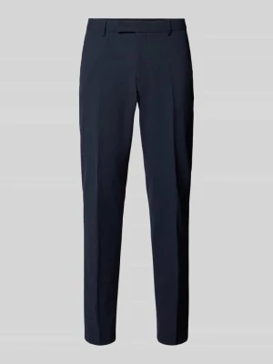 Spodnie do garnituru o kroju slim fit w kant model ‘Ryan’ Pierre Cardin