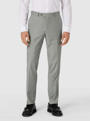 Spodnie do garnituru o kroju slim fit w kant model ‘Silas’ carl gross