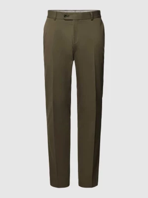 Spodnie do garnituru o kroju slim fit w kant model ‘Tomte’ carl gross